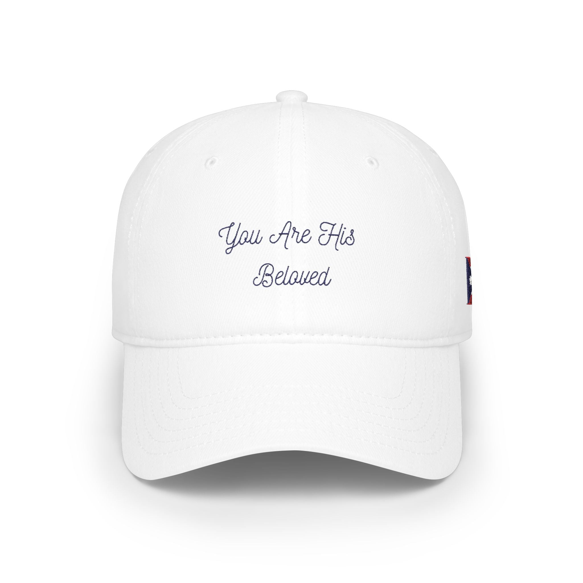 YOU ARE HIS BELOVED Low Profile Baseball Cap (White)