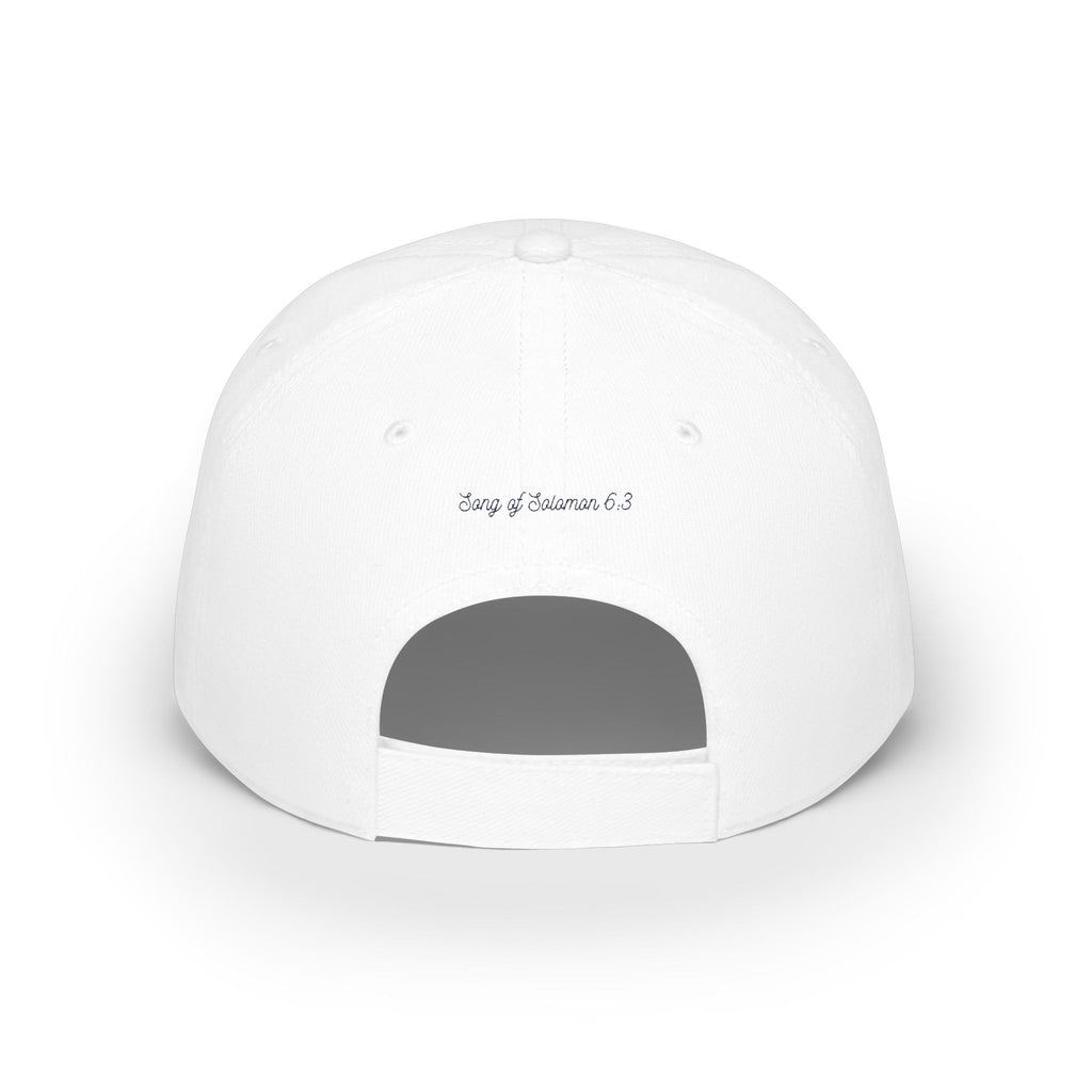 YOU ARE HIS BELOVED Low Profile Baseball Cap (White)
