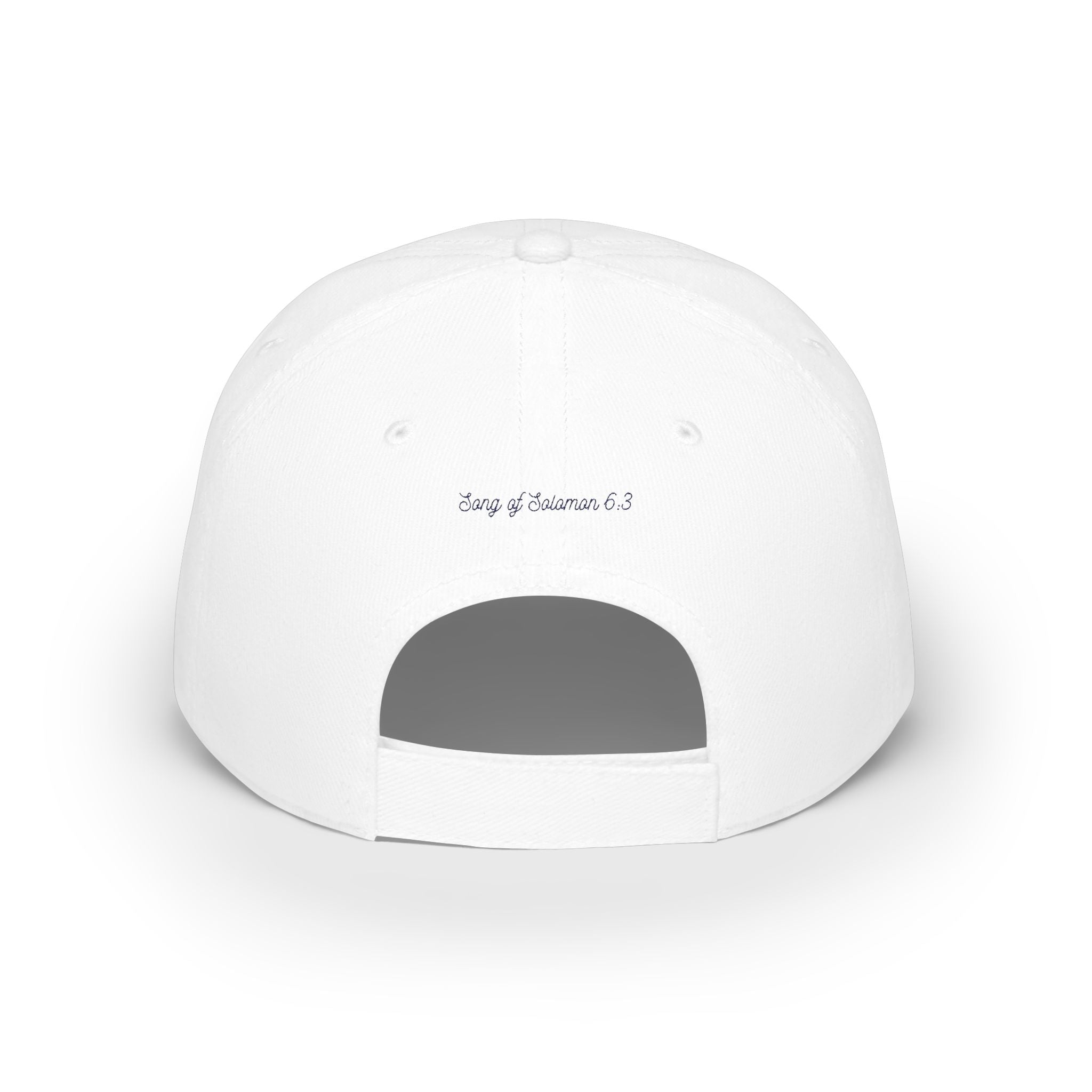YOU ARE HIS BELOVED Low Profile Baseball Cap (White)