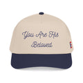 YOU ARE HIS BELOVED Baseball Cap (Cream & Navy Blue)