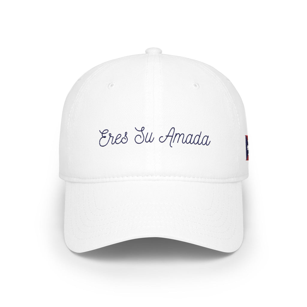 ERES SU AMADA Low Profile Baseball Cap (WHITE)