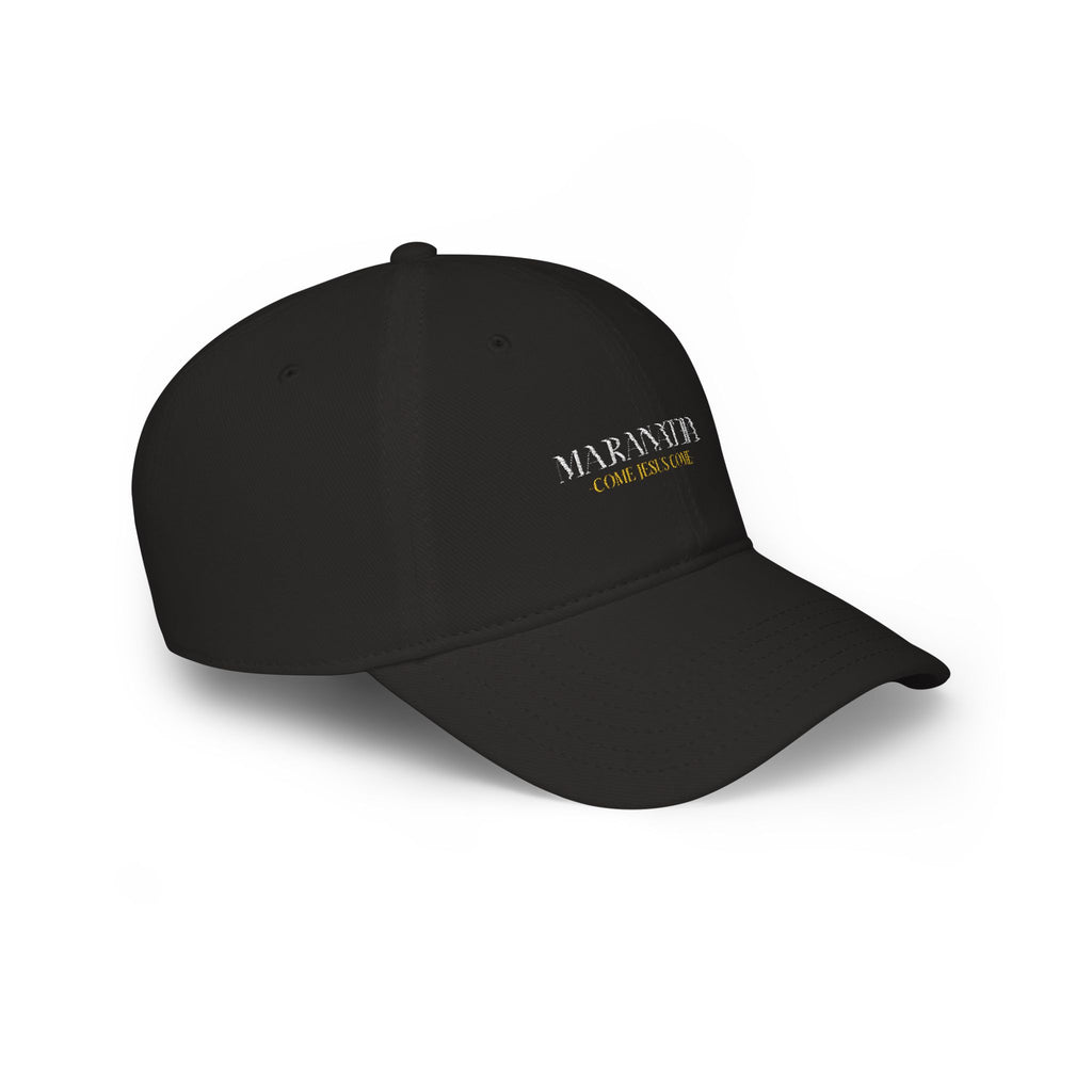 MARANATHA Low Profile Baseball Cap (Black)