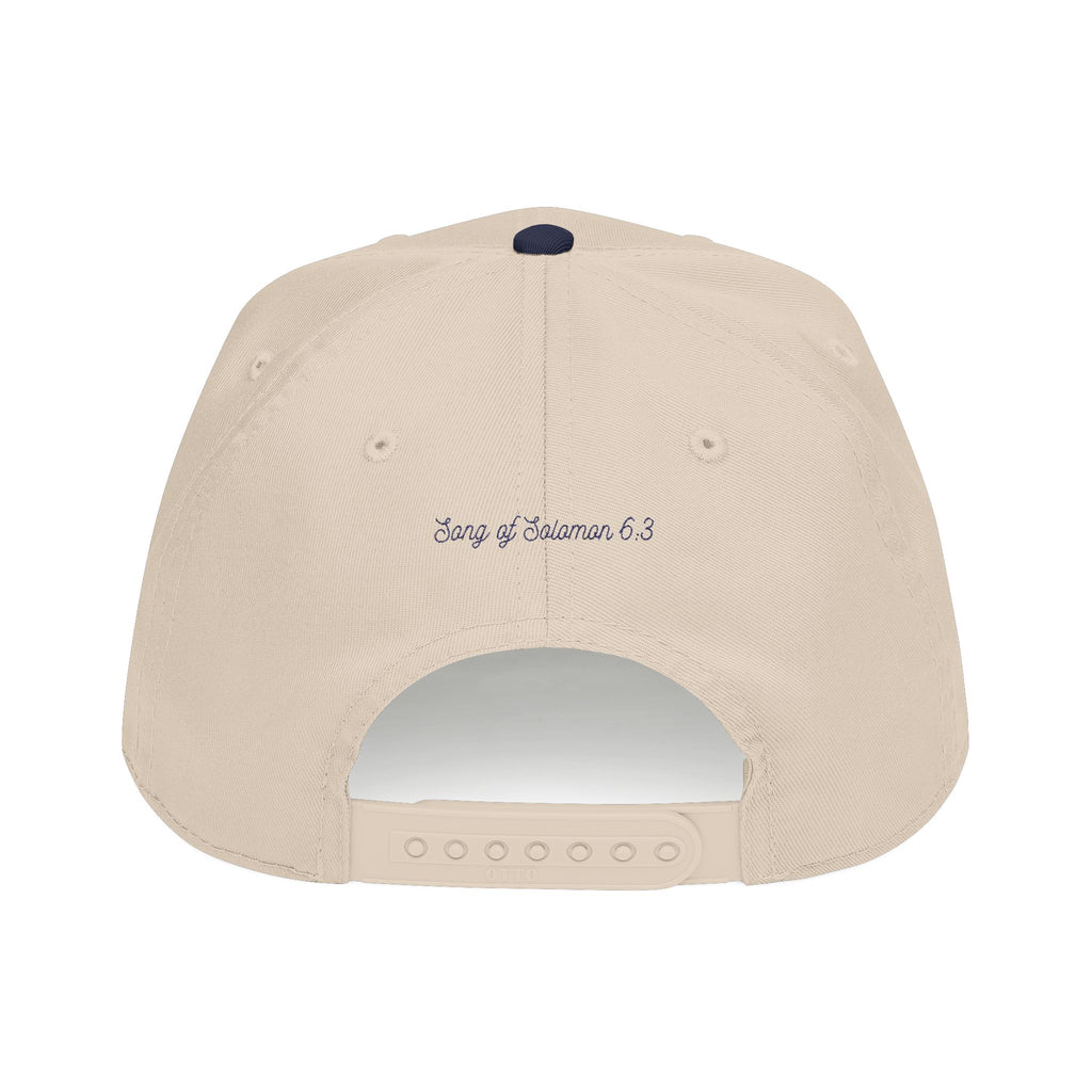 YOU ARE HIS BELOVED Baseball Cap (Cream & Navy Blue)