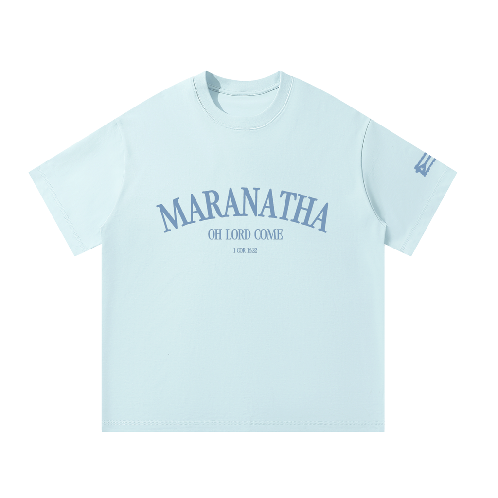 MARANATHA Oversized T-Shirt (Baby Blue)